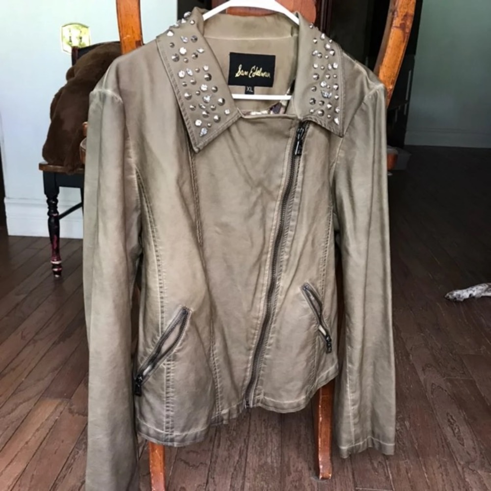 Faux leather jacket